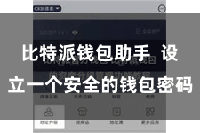 比特派钱包助手 设立一个安全的钱包密码
