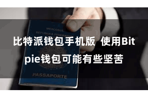 比特派钱包手机版  使用Bitpie钱包可能有些坚苦