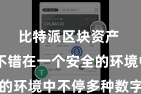 比特派区块资产  用户不错在一个安全的环境中不停多种数字资产
