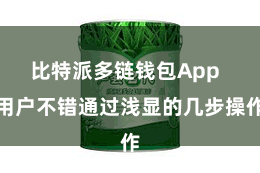 比特派多链钱包App  用户不错通过浅显的几步操作