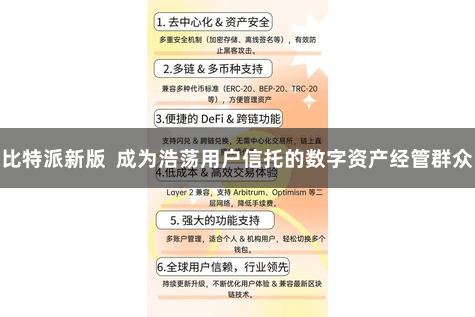 比特派新版  成为浩荡用户信托的数字资产经管群众