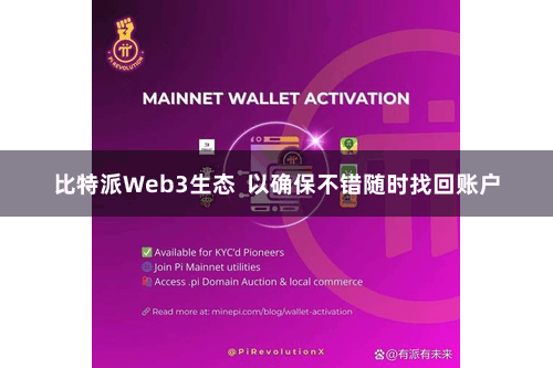 比特派Web3生态  以确保不错随时找回账户