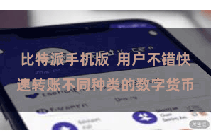 比特派手机版  用户不错快速转账不同种类的数字货币