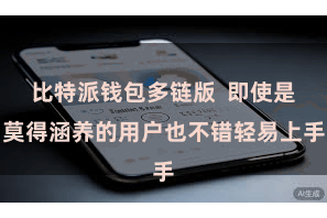 比特派钱包多链版  即使是莫得涵养的用户也不错轻易上手